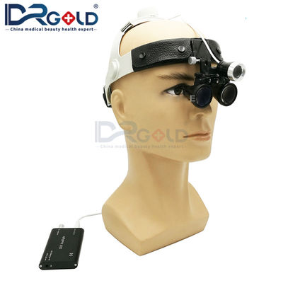 品質  Headband With Headlight LED Light 2.5X 3.5X Loupes /Medical Magnification Portable Dental ENT Surgical Loupes Dental Magnifier 工場