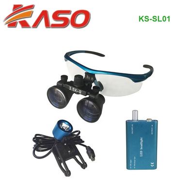3.5X 420mm着色されたKS-SL01歯科外科ルーペのためのKASO KS-SL01の外科ヘッド ライト